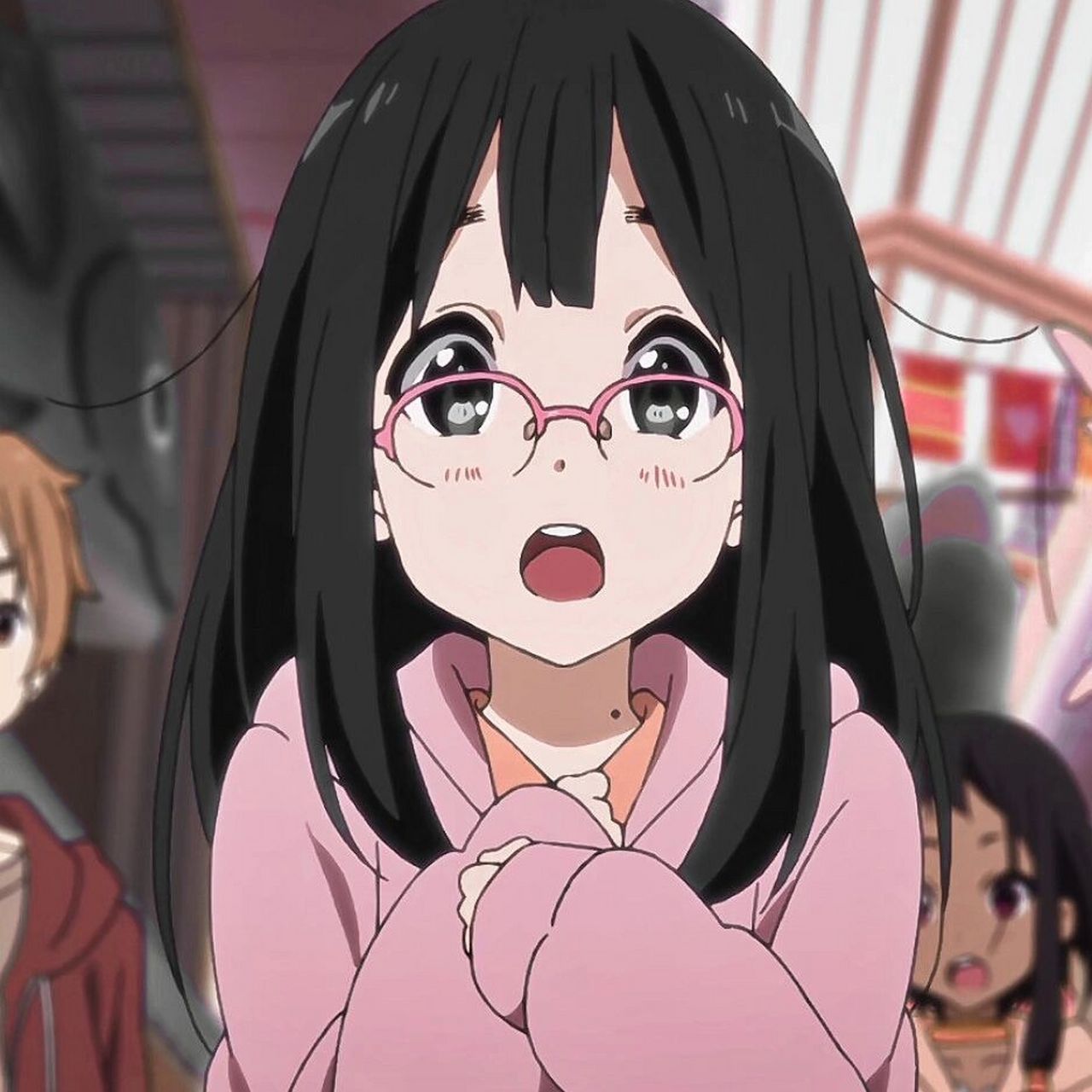 动漫头像「玉子的爱情故事」 眼镜妹玉子~ 自截自调 二传注明 礼貌