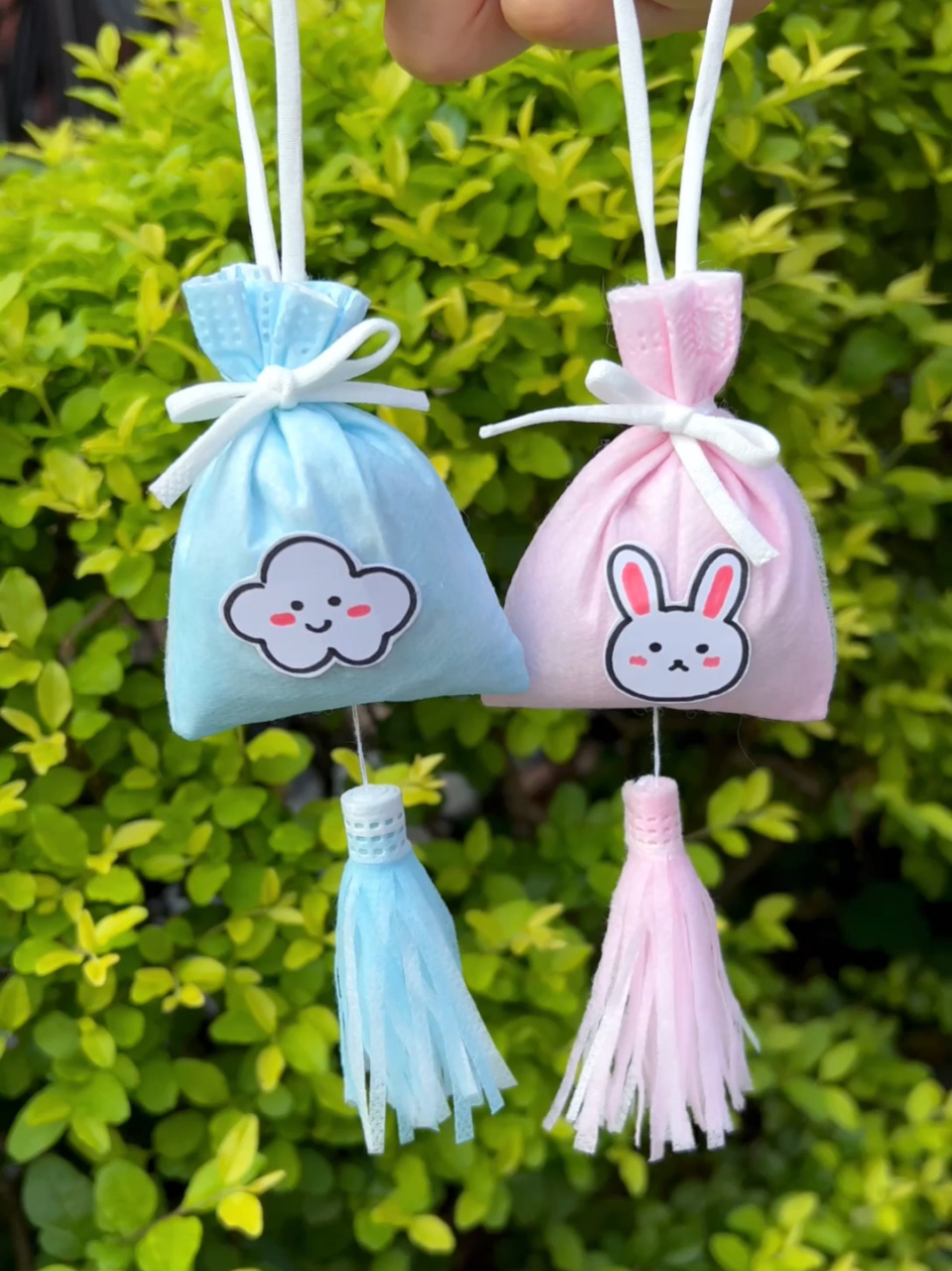 手工香囊 端午节给孩子用口罩做一个驱蚊香包吧,淡淡的艾叶香太好闻了