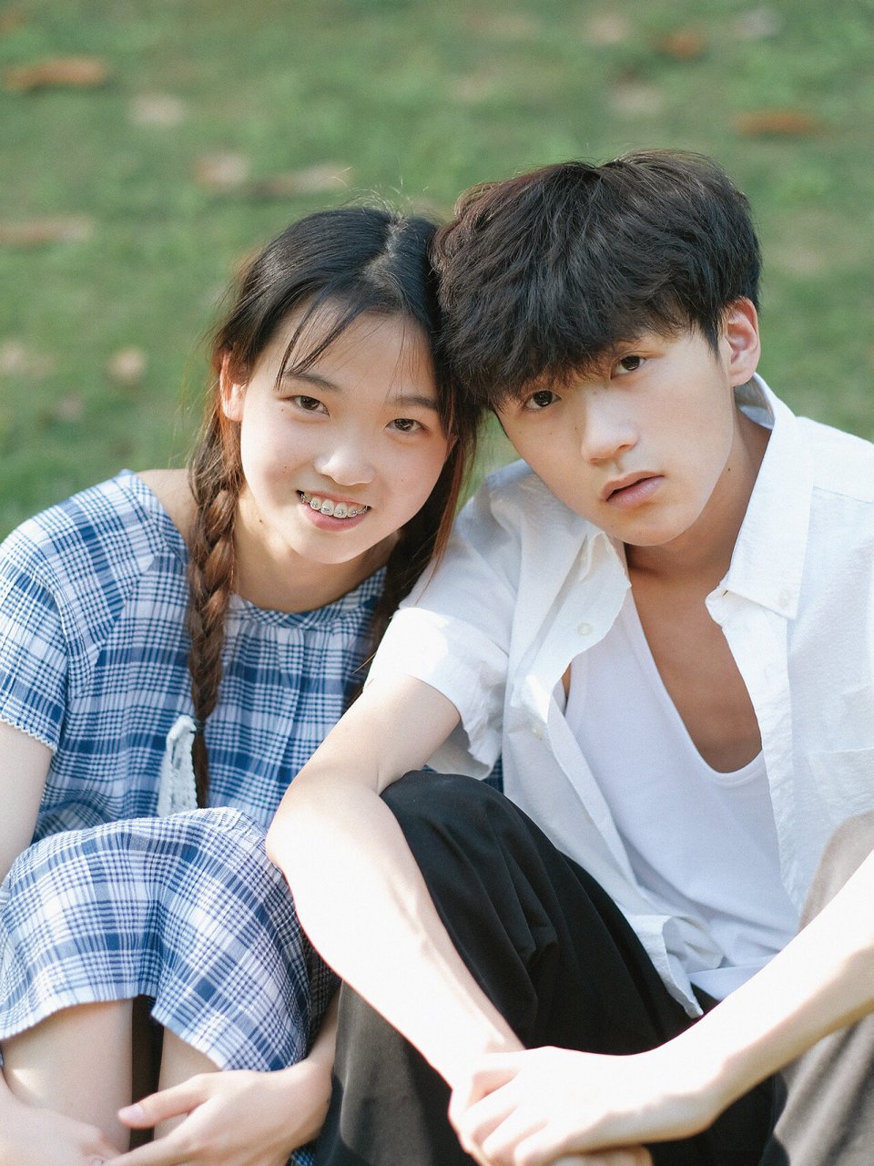 情侣写真丨学生时代的爱情 我的眼里只有你 从高中到大学,多幸运在