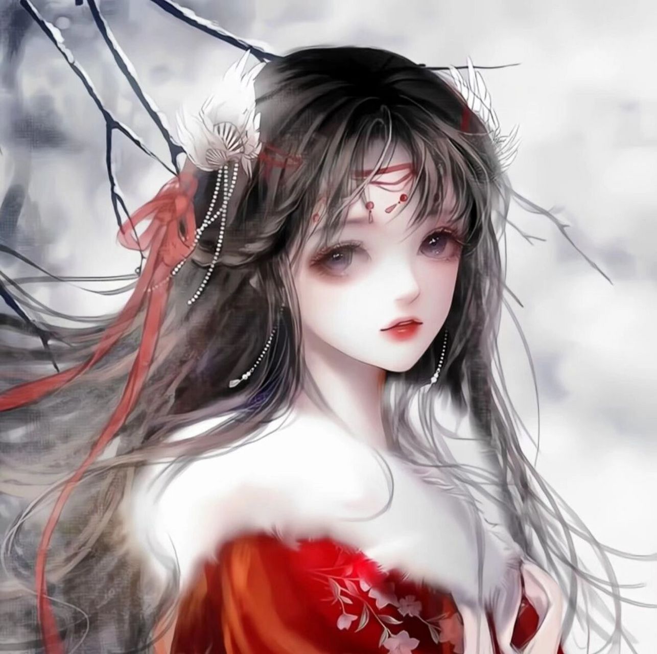 神仙颜值古风闺蜜头像