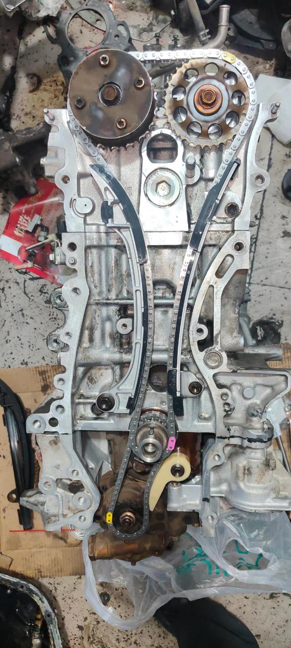 丰田凯美瑞 正时链条对法