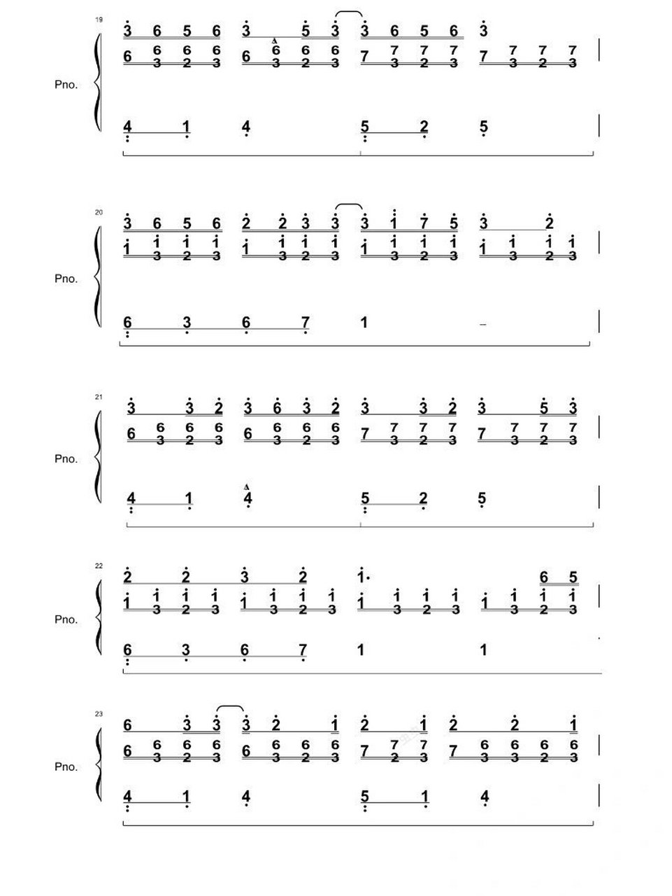 葬花tht 完整版 五线谱77简谱