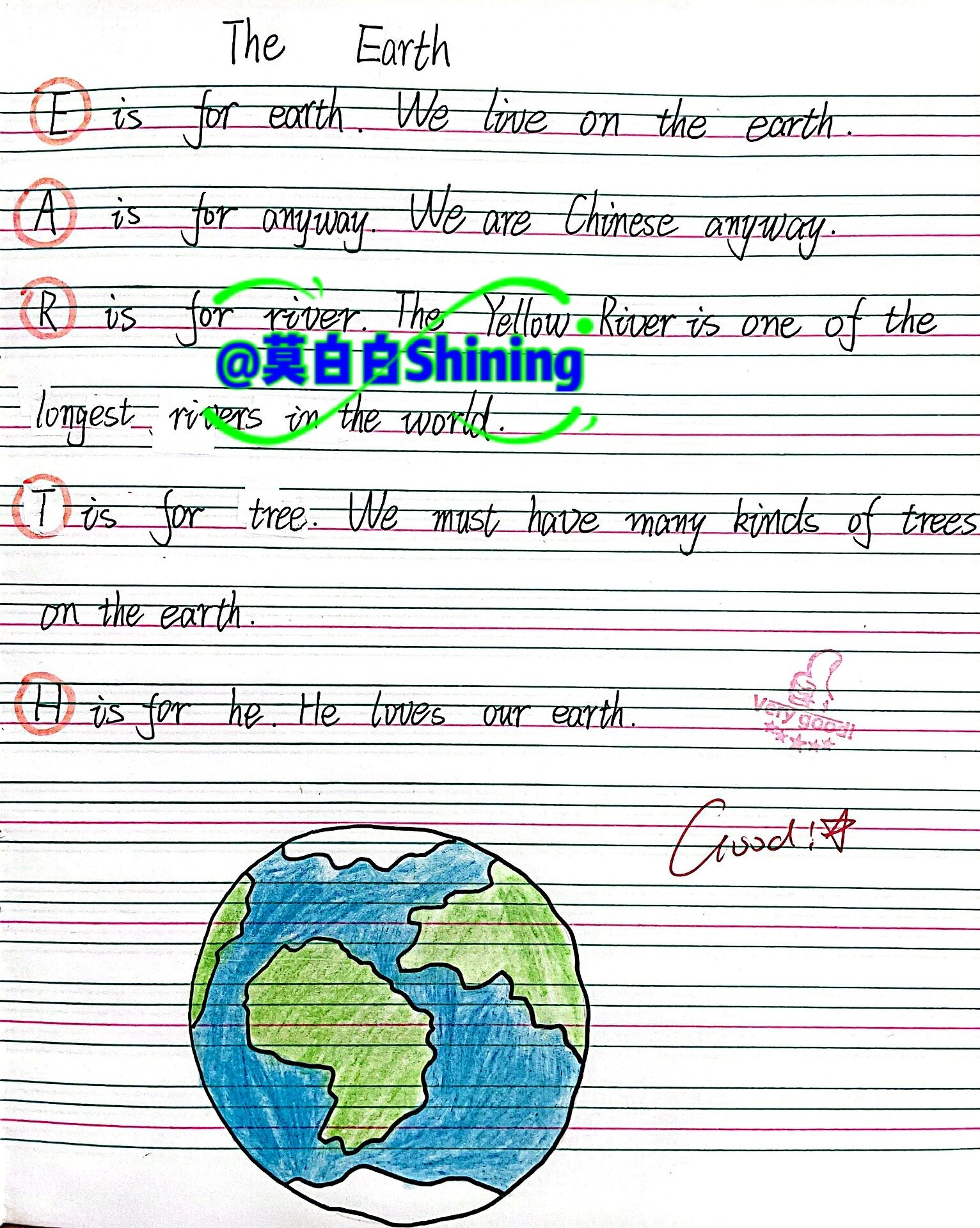 特色英语作业|英语藏头诗了解一下?