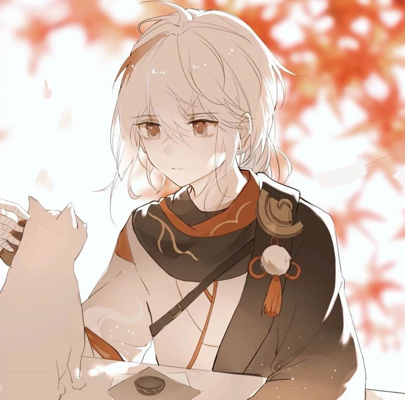 枫原万叶头像/原神    那个回避你眼神的人 前一秒的眼神一定是温柔的