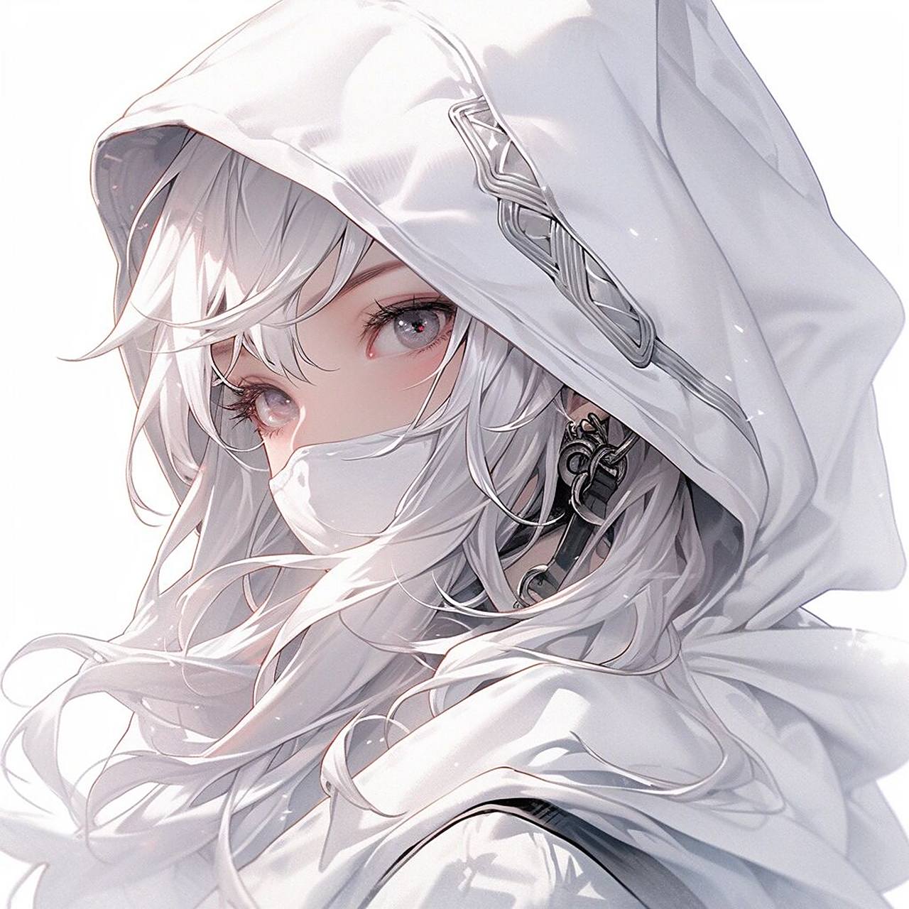 超酷的口罩小姐姐#好看有效的口罩# #动漫女生头像# #超酷头像