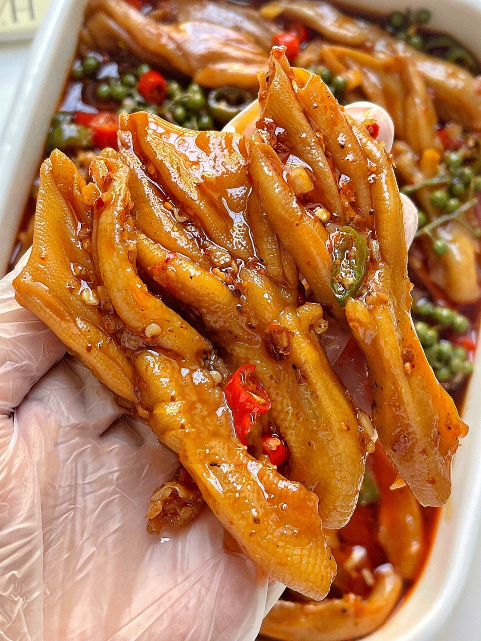 学会就出摊75麻辣鲜香的藤椒无骨鸭爪!