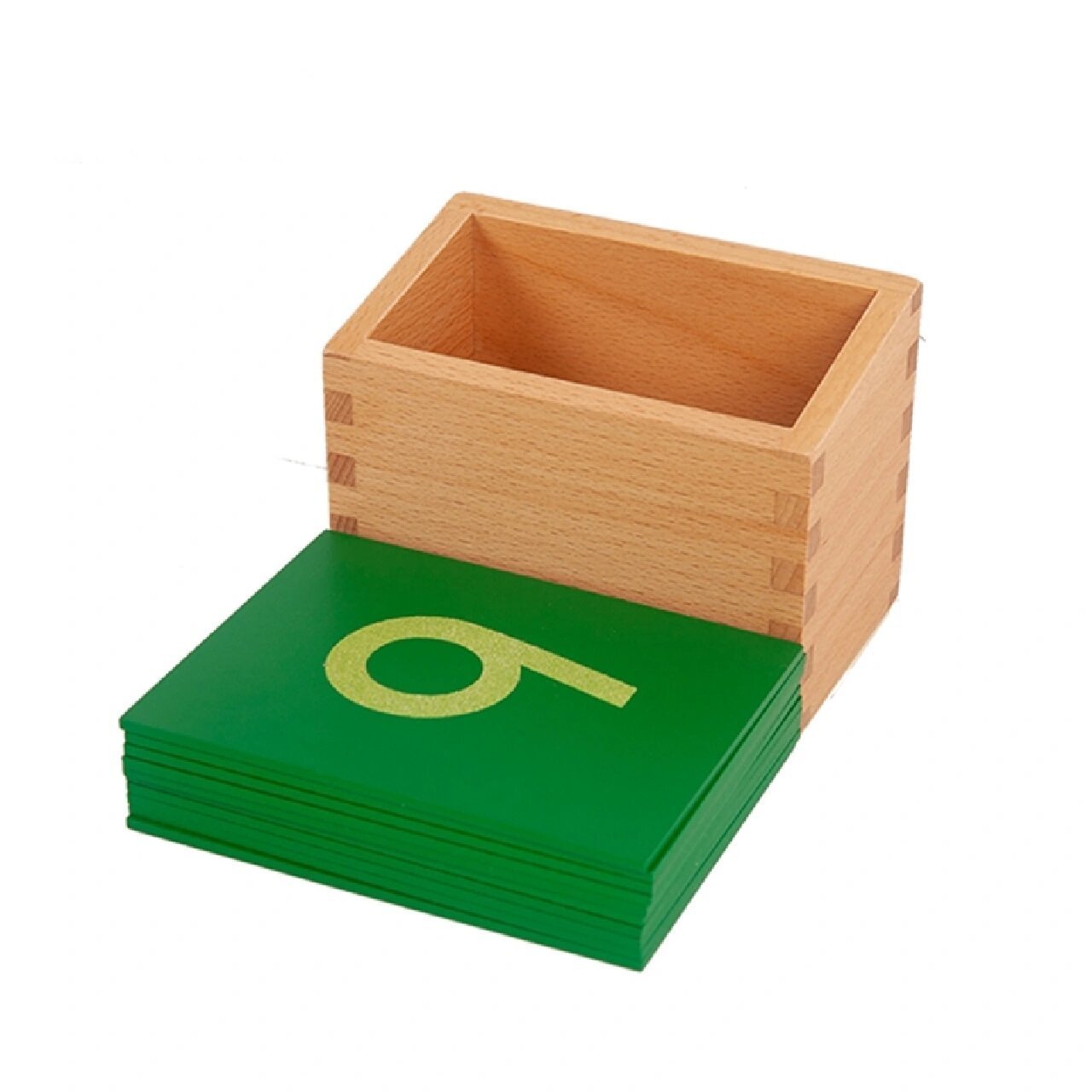 《一天一个教案》蒙氏数学教具砂纸数字板 砂纸数字板1-10 蒙氏教案