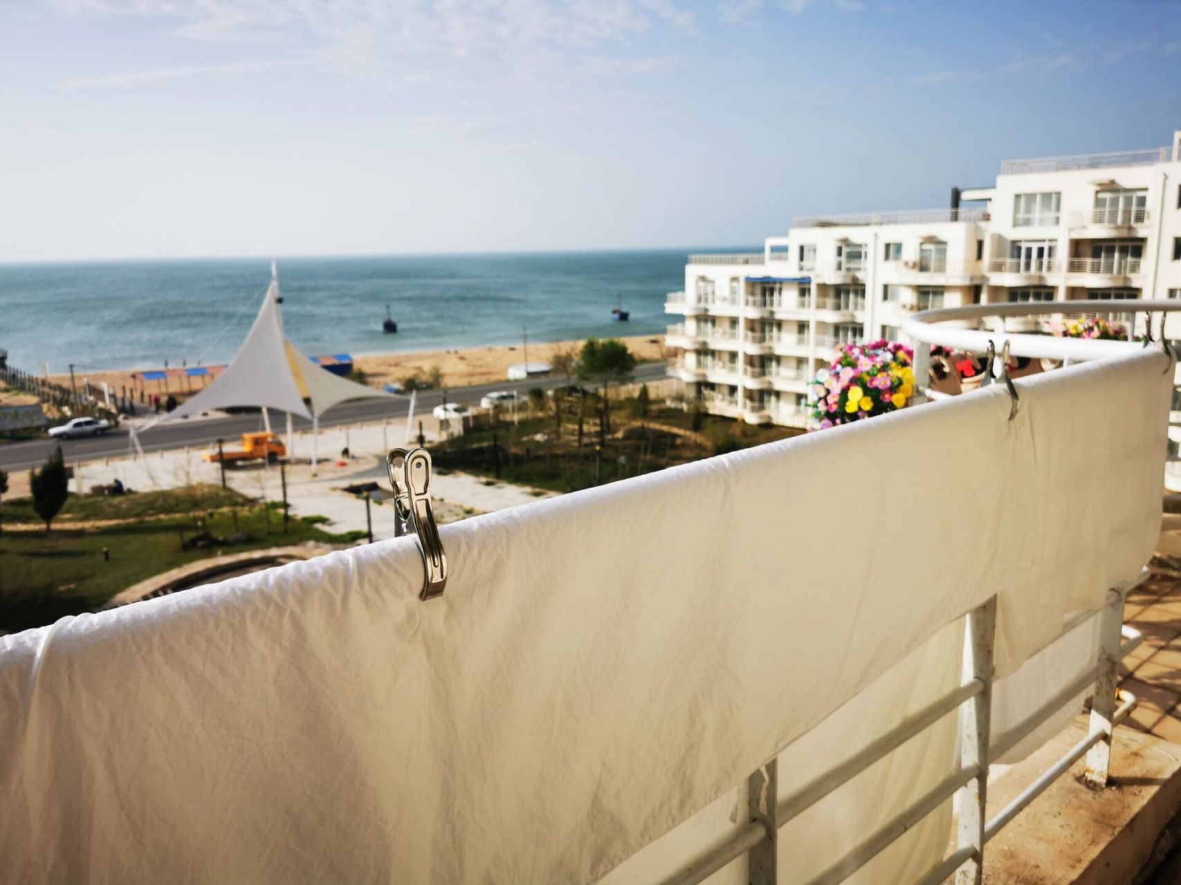 大连李官假日浅水湾海景民宿 阳光的味道,最原始的日晒消毒,洗床草的