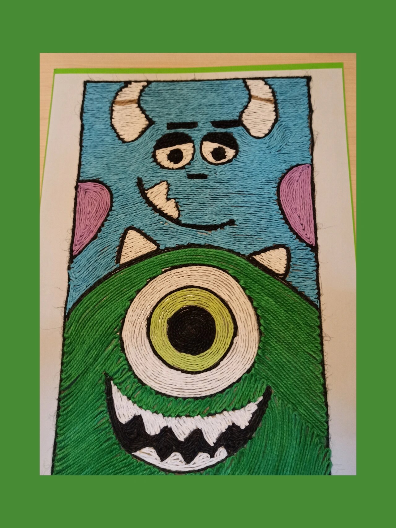 纸绳手工画制作