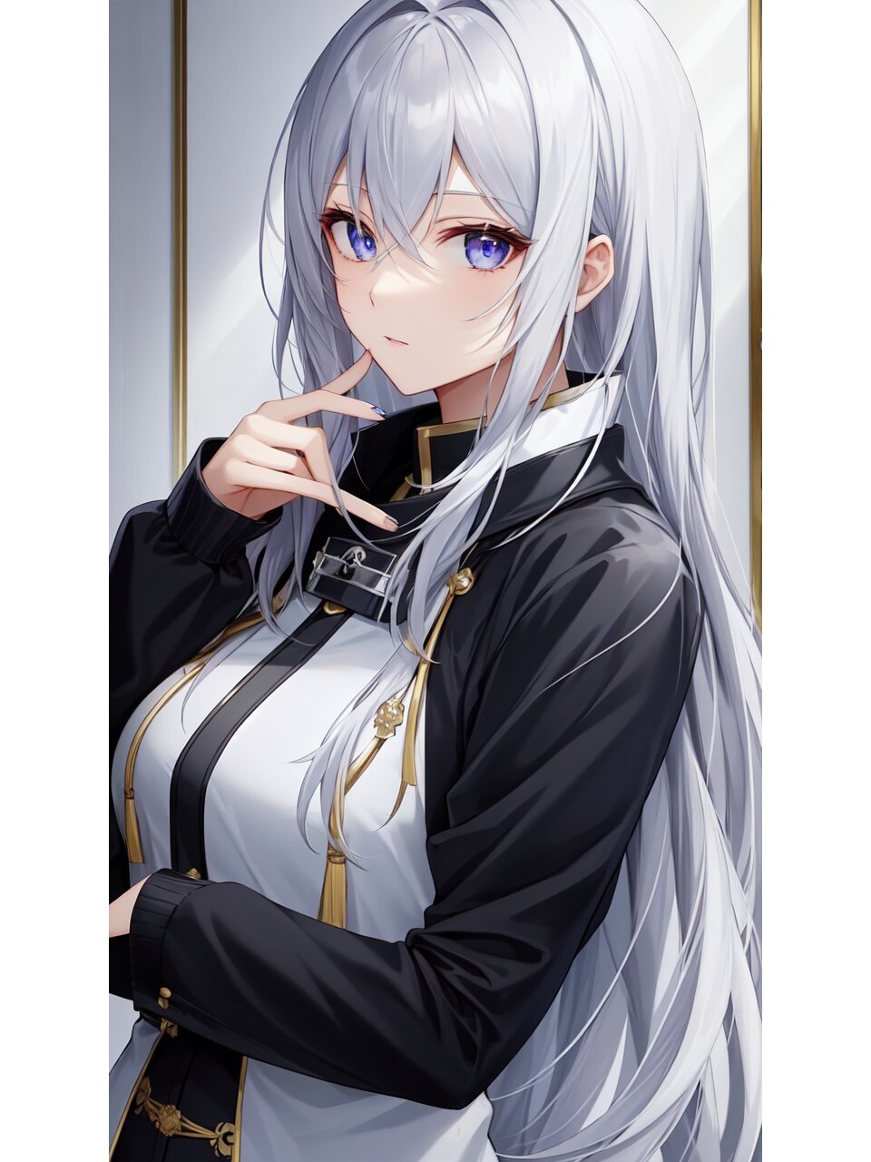 可爱的二次元少女银发 #可爱的二次元少女