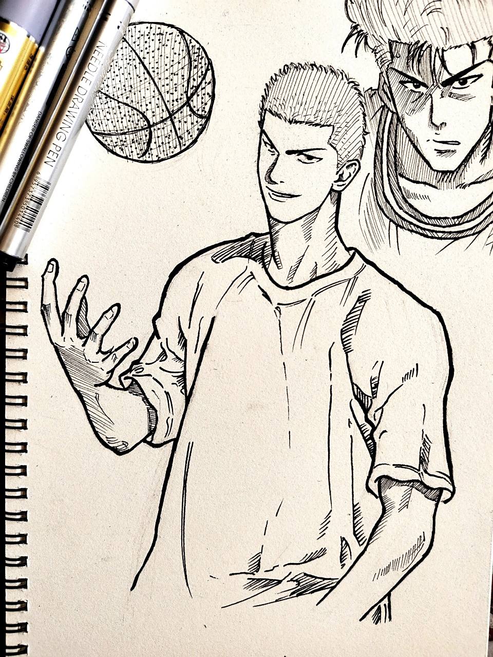 樱木花道手绘 因为我是天才啊