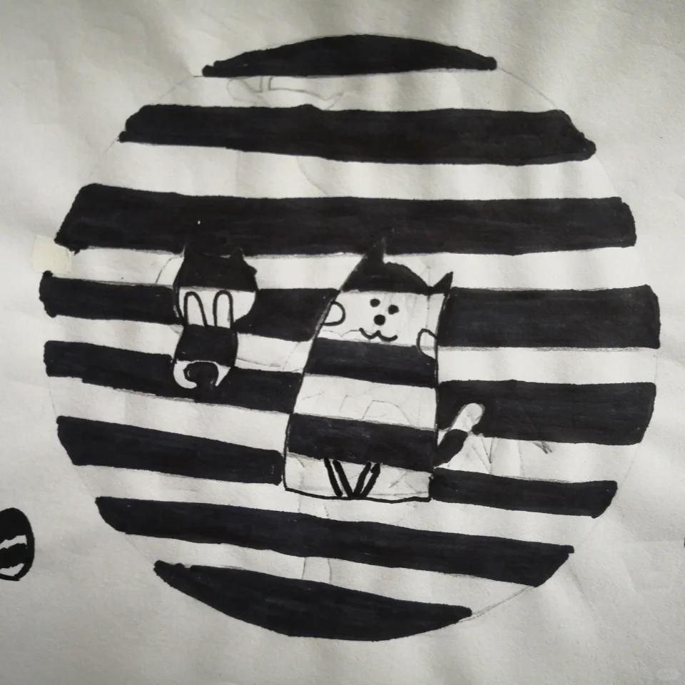 人教版三年级美术黑与白