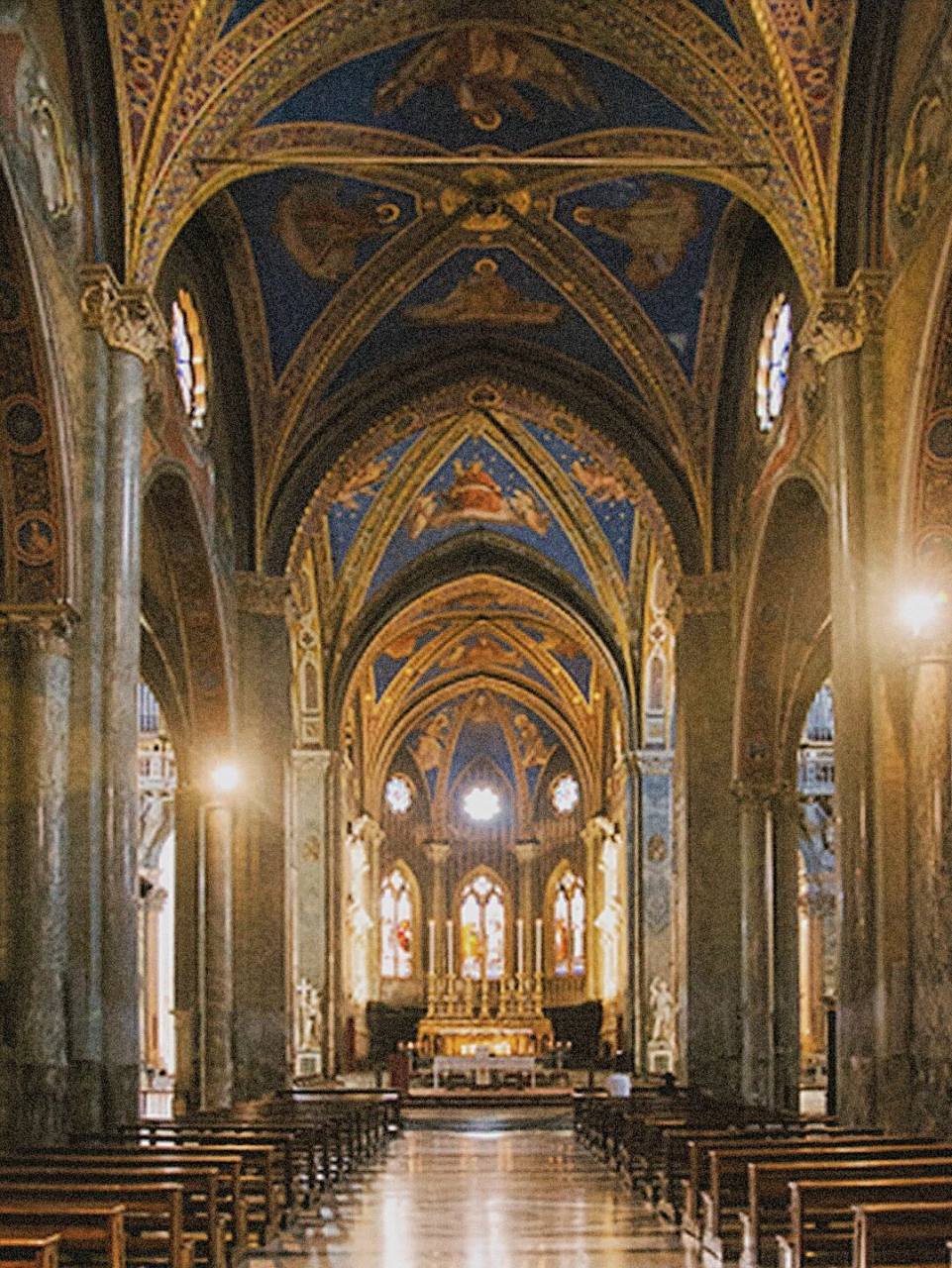 罗马唯一的哥特教堂|贝尼尼 米开朗基罗真迹 09罗马神庙遗址圣母堂