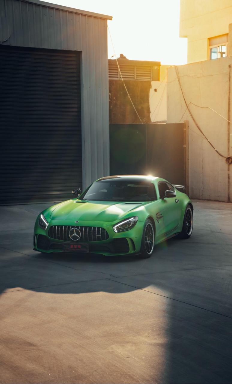 已知市面上最具性价比的一台赛道车型奔驰amg gtr绿魔