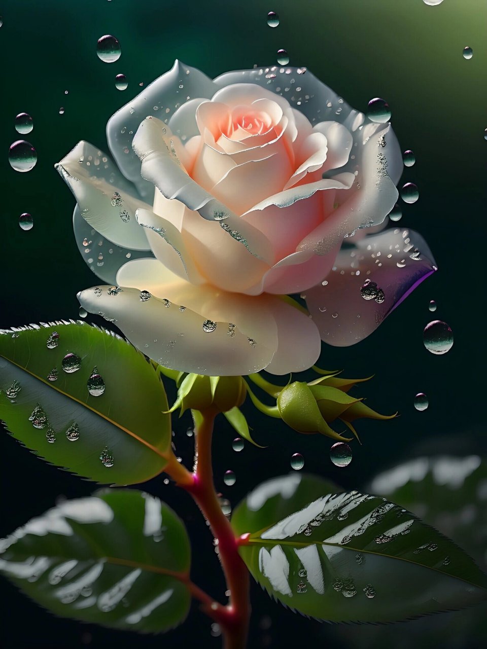 玫瑰花|8k高清壁纸 玫瑰花是一种广为人知且受喜爱的花卉,不同颜色的