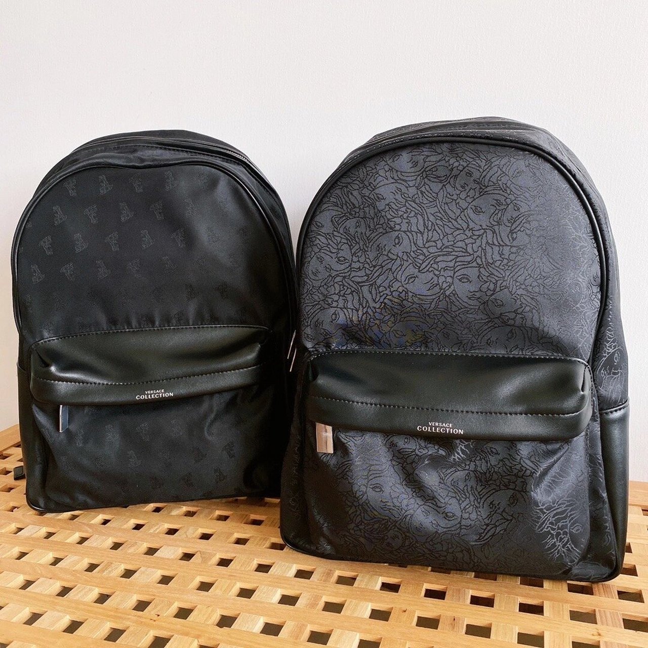 9890 中古versace collection双肩包 9693中古范思哲