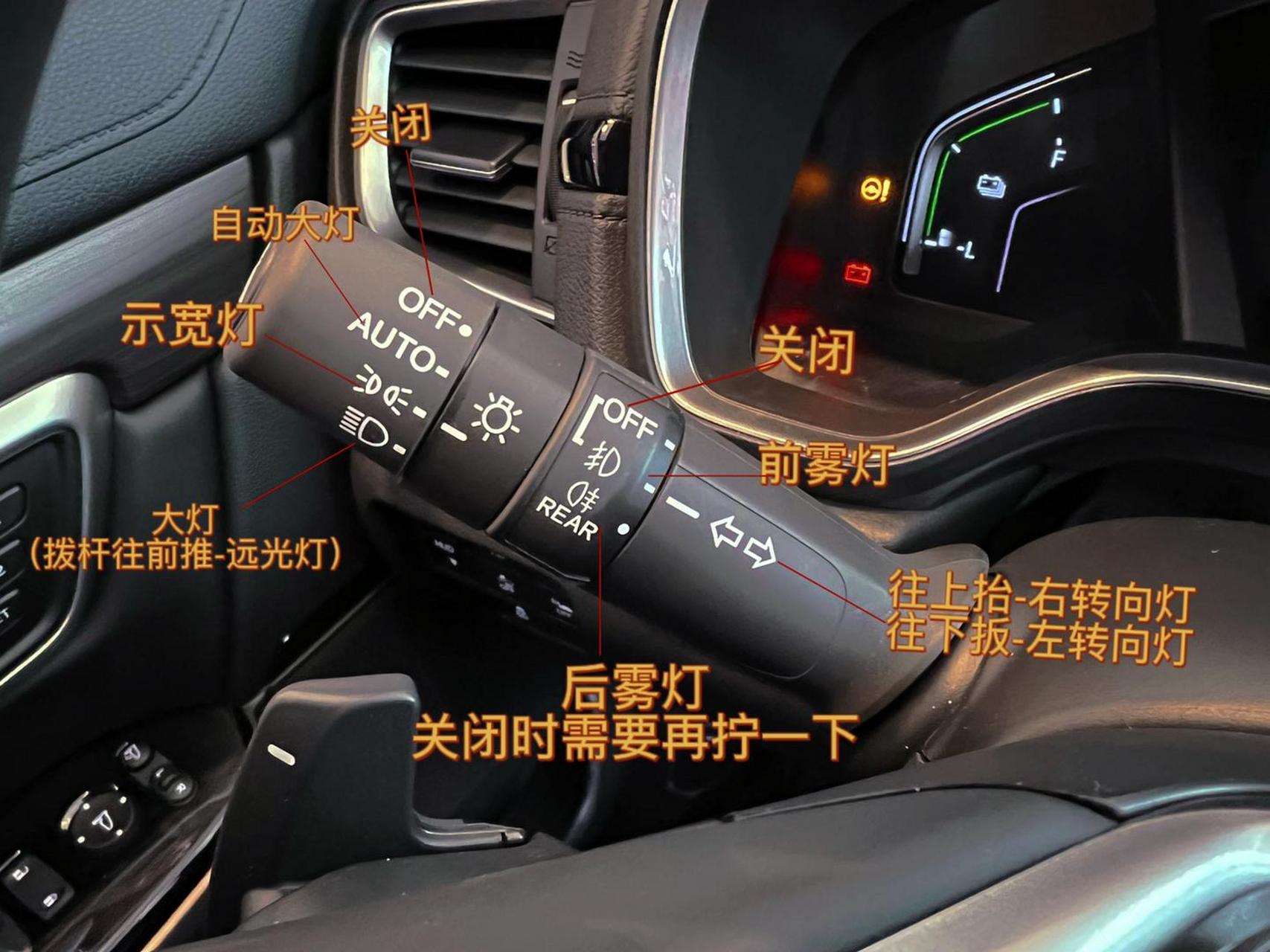 有没有买完车还不会用的?本田crv 的按键使用说明来了!