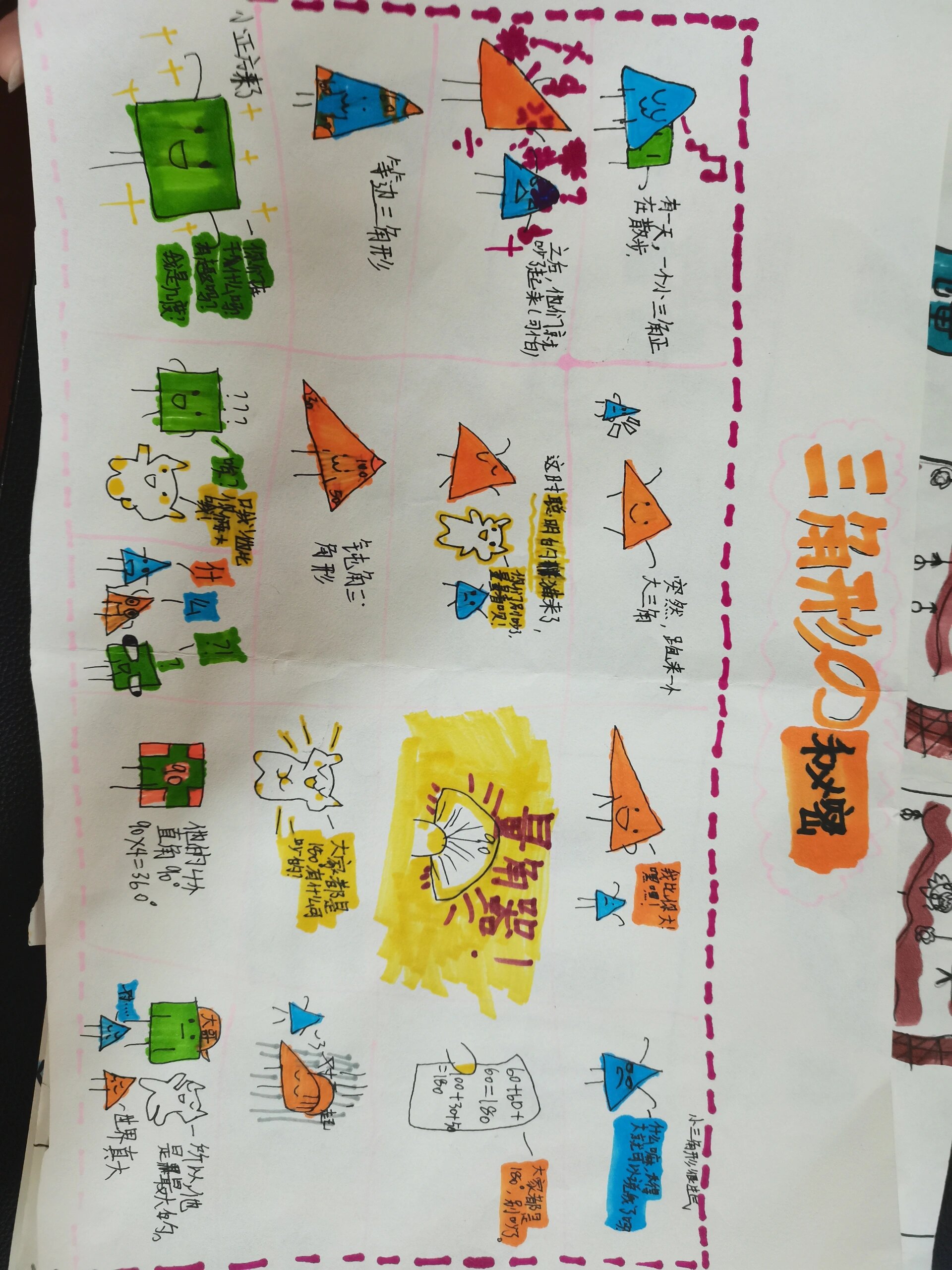 四年级数学连环画学生画作@静巷繁华的动态