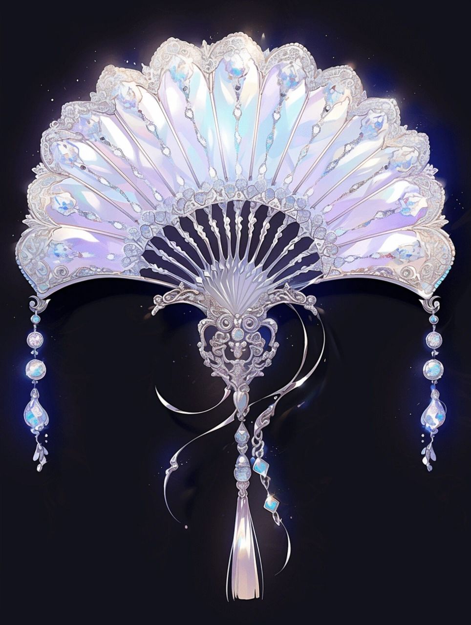 羽翼之扇-小乔专属武器星元 为王者荣耀小乔的各种皮肤制作一批扇子