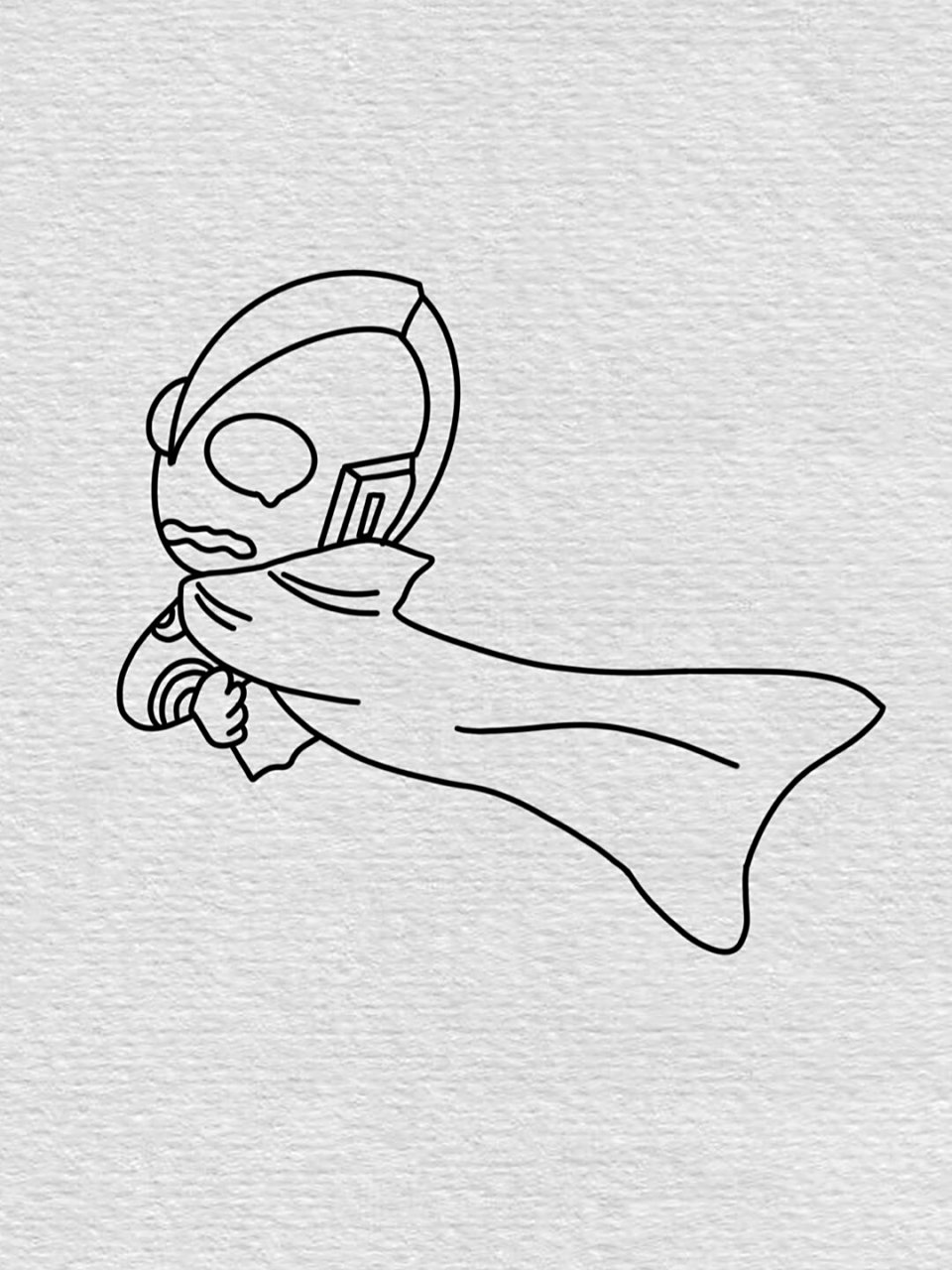 奥特曼简笔画教程已附色(67) 迪迦超人,我最厉害