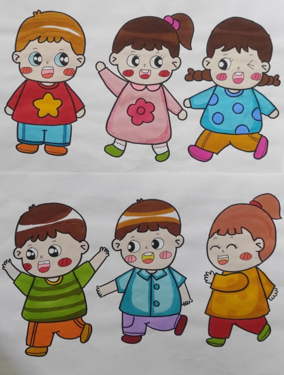 简笔画人物之涂色篇 马克笔涂色小技巧:涂出阴影会使人物形象更加立体