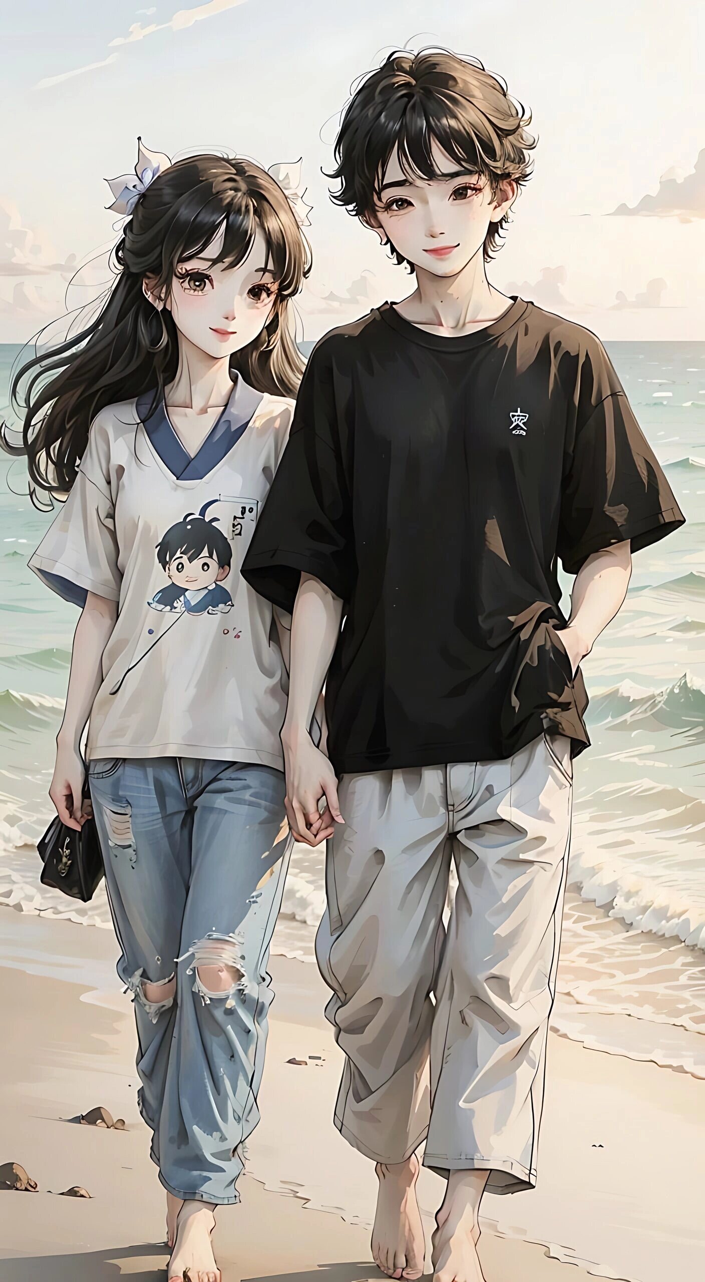 情侣壁纸到了请注意查收