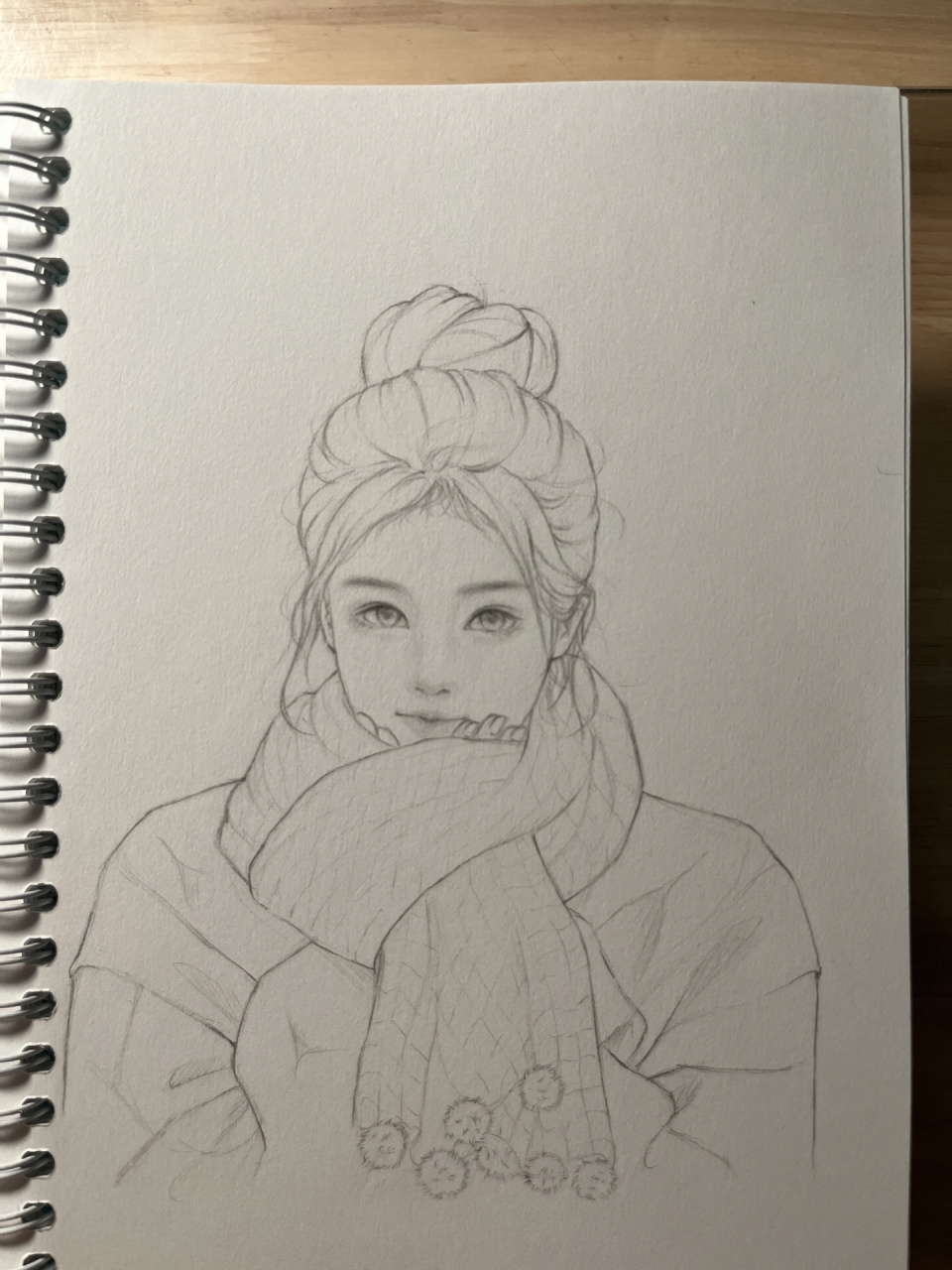 01铅笔手绘 | 女生头像线稿 | 白鹿       凡是过往,皆为序章,新的