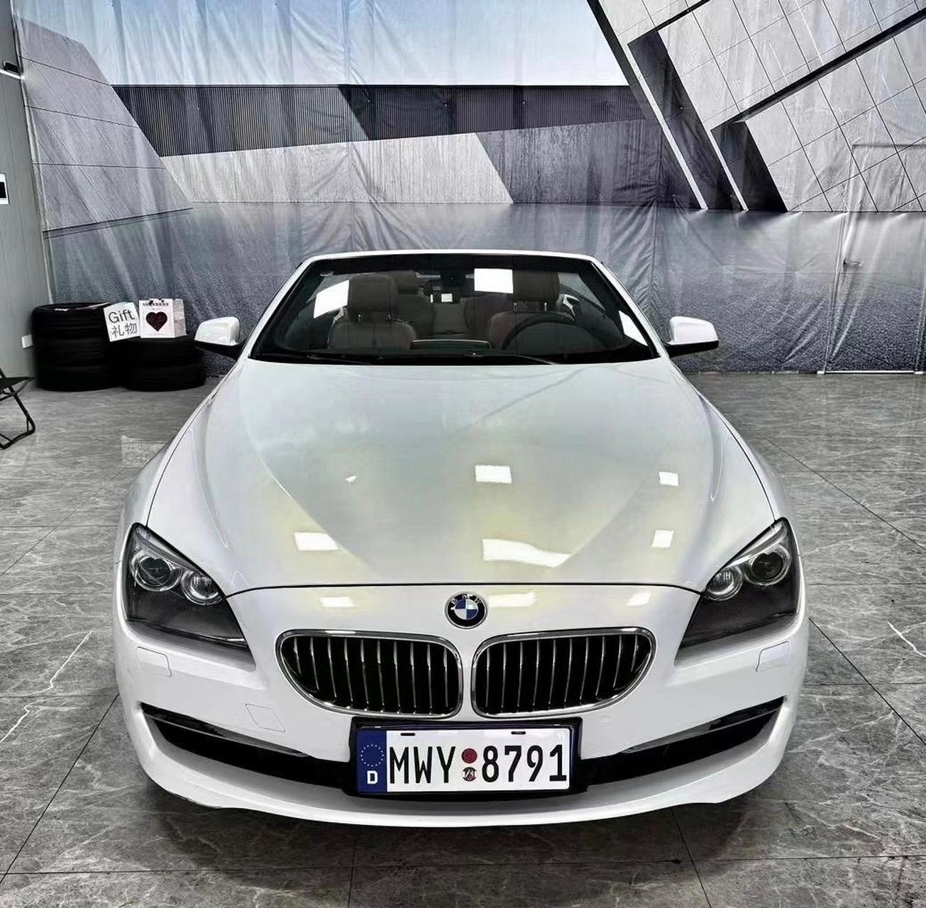 12年宝马640i敞篷轿跑 珠光白车衣 10万公里 车板价优 便宜又好玩系列