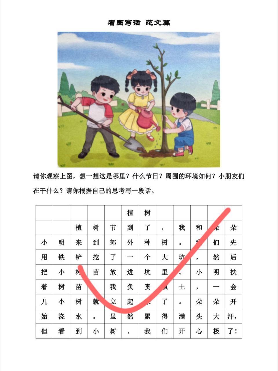 一年级语文看图写话《让座》6015 92看图写话是语文中的难点和