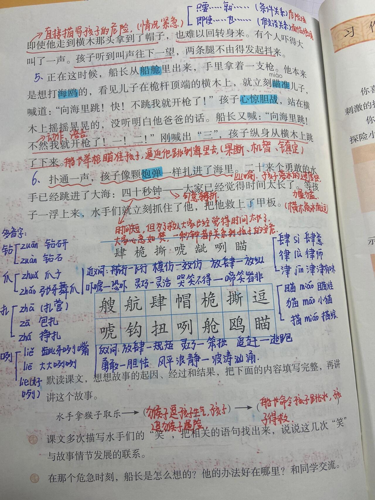 17课跳水课堂笔记图片