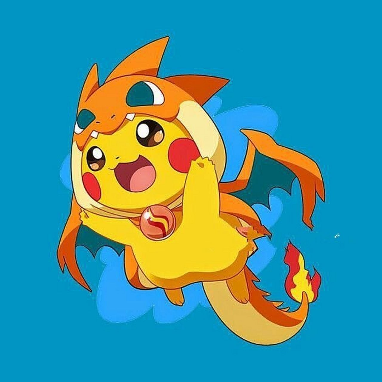 卡通画96皮卡丘临摹素材合集