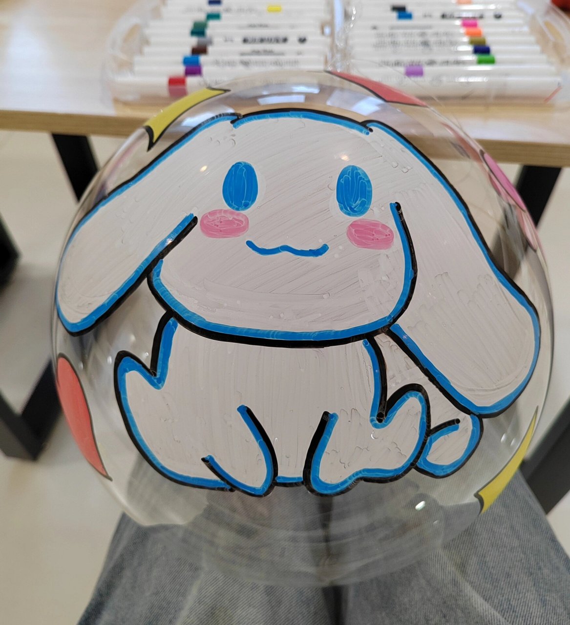 被夸好开心之手绘波波球09 帮忙做环创画画