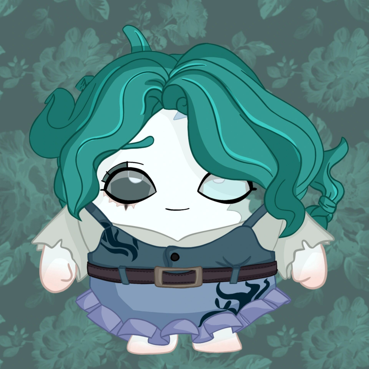 蛋仔派对联名第五人格:渔女(简笔画)