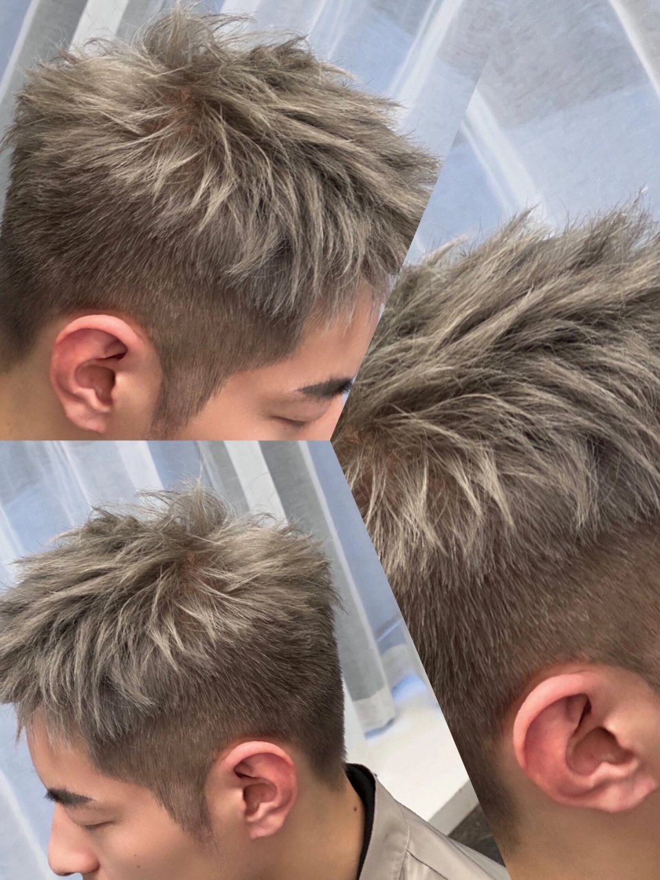 成都染发|男生超帅雾霾灰发色显白又高级～ 96发色叫做:男生雾霾灰