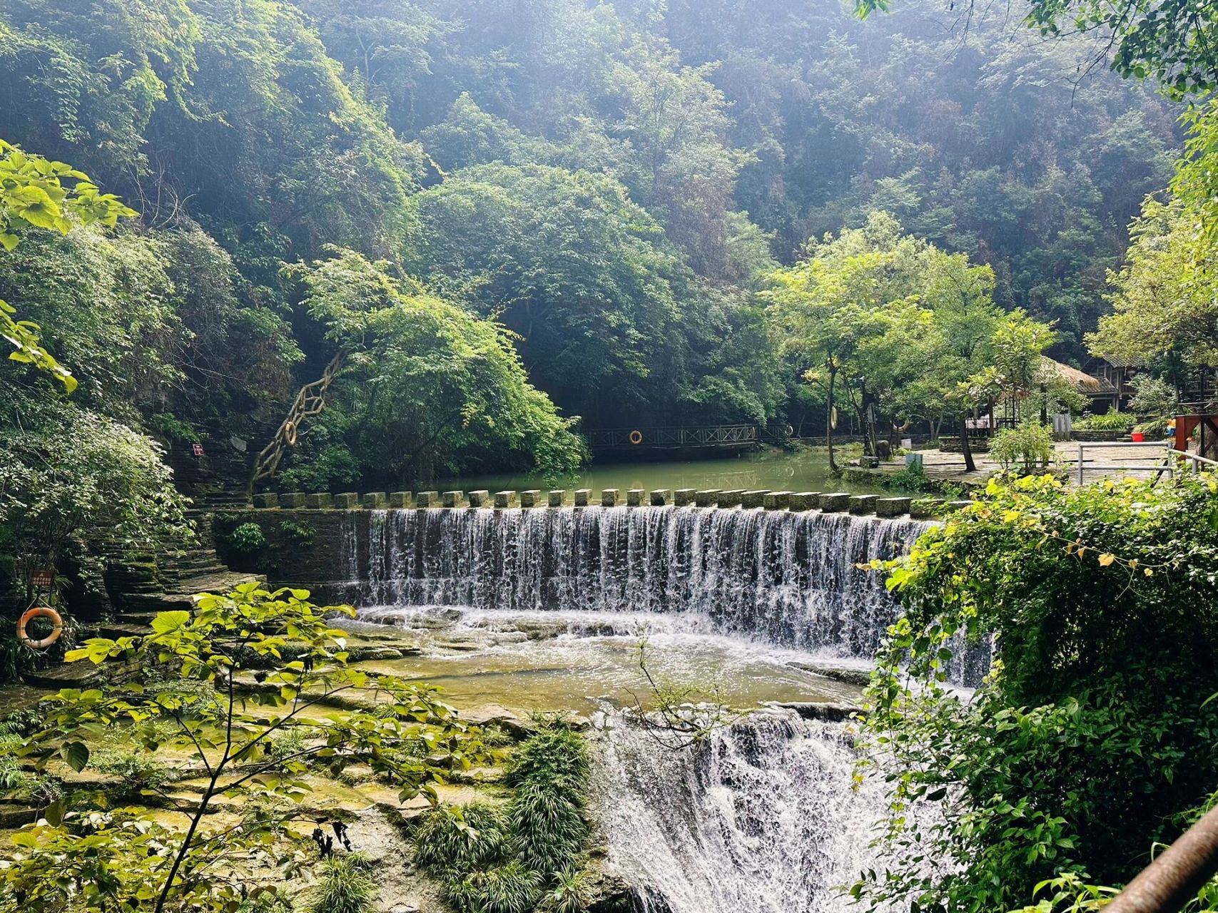 凤凰飞水谷景区图片图片