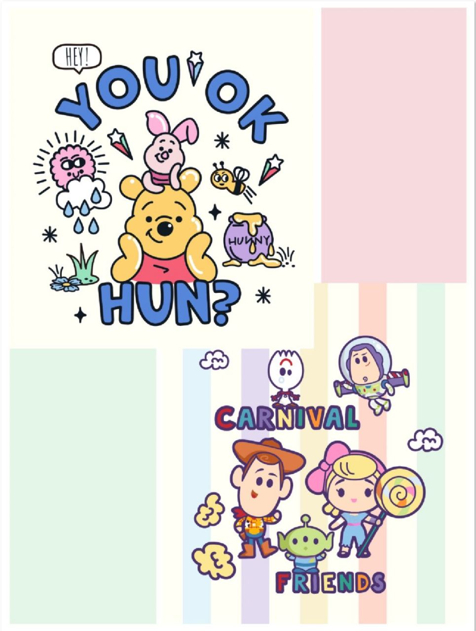 699期 迪士尼大版卡通图案 壁纸 #家纺图案# #儿童图案# #每日壁纸