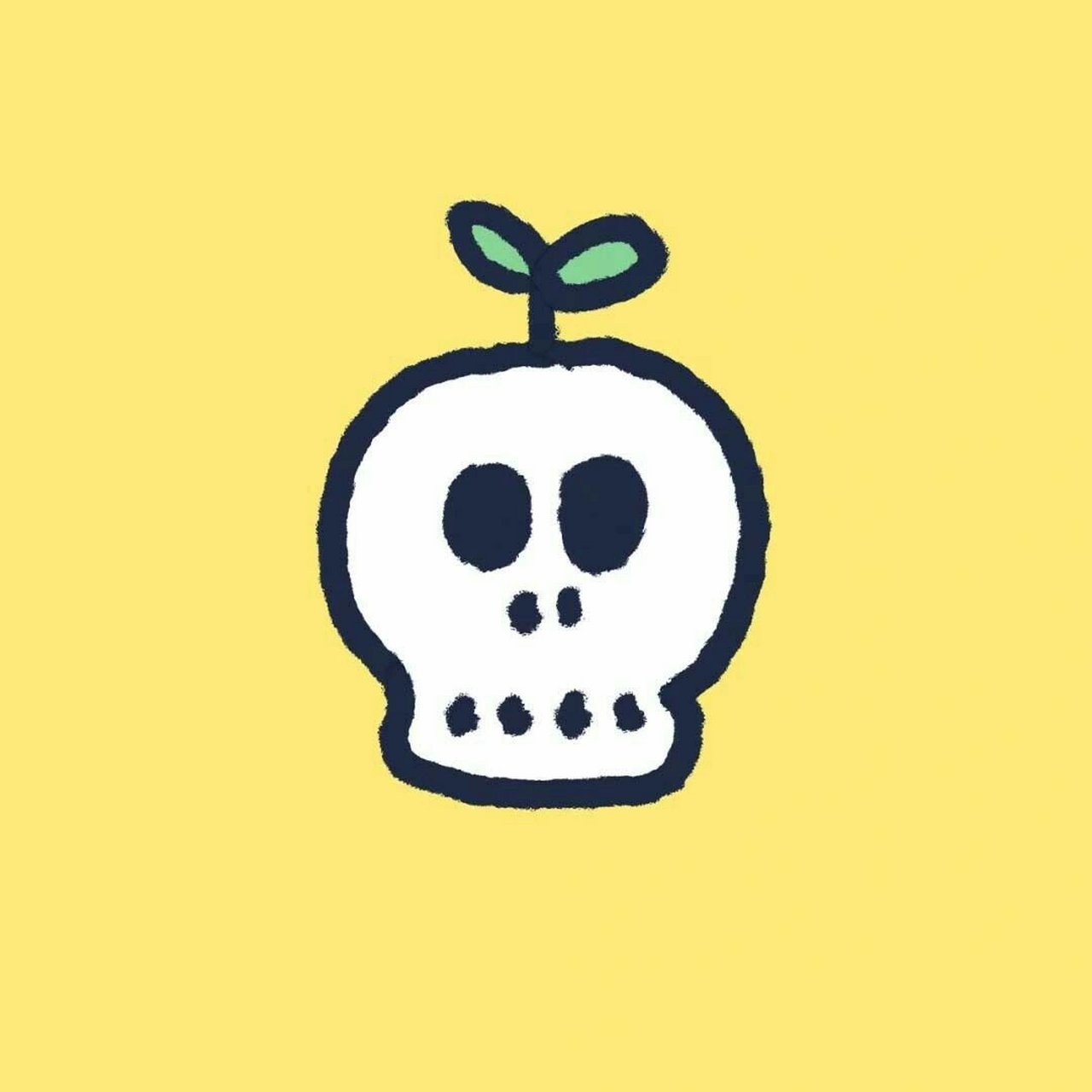 画师:下里巴熊 #头像分享# #头像# #可爱头像# #团头##骷髅头