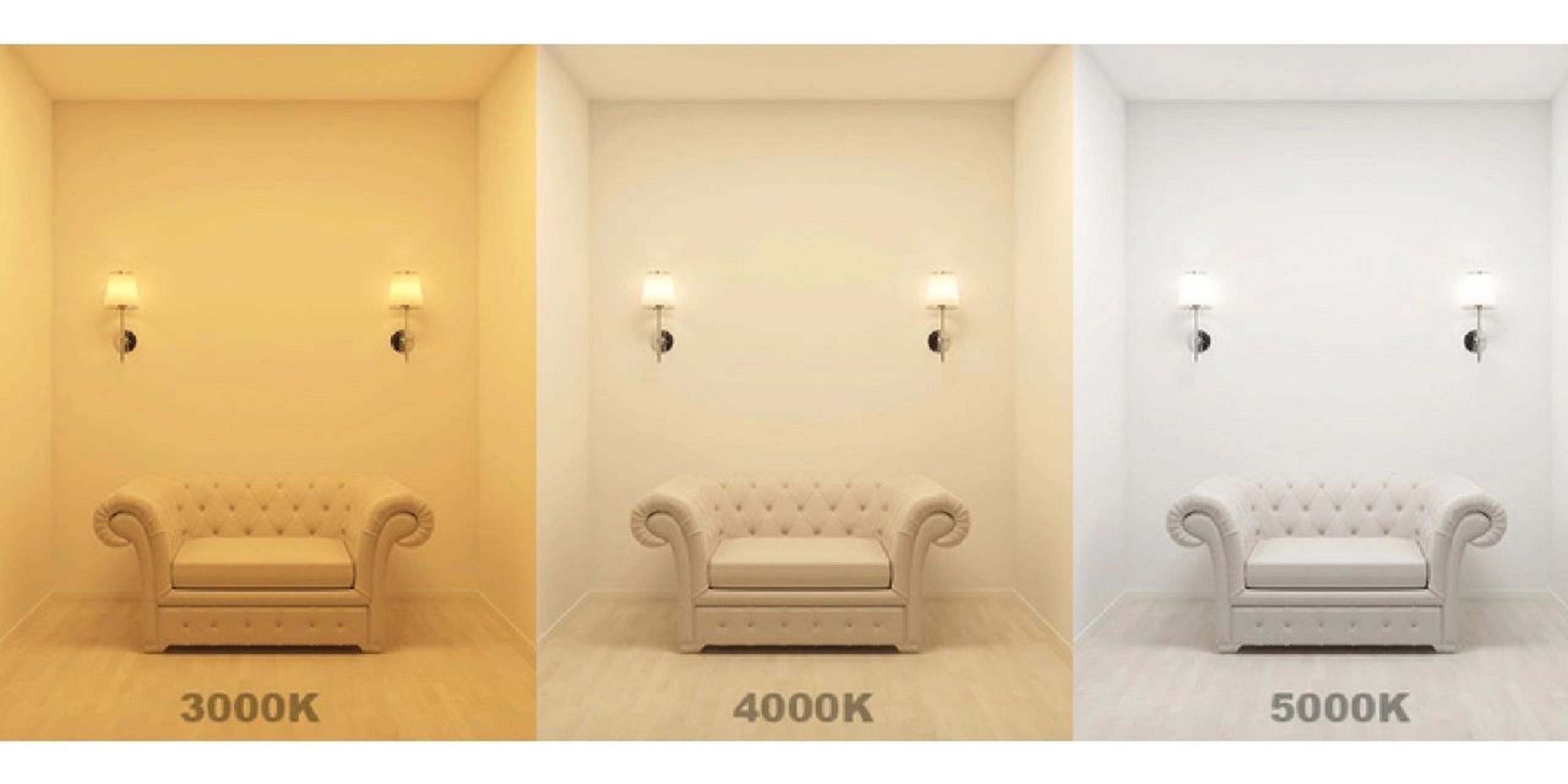 设计师必知led灯光色温对照图 我们常见的有那些色温呢?