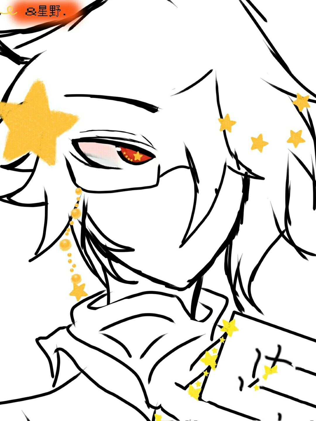 终于画完了【中国拟人】 大家觉得上色好看还是涂色好看04