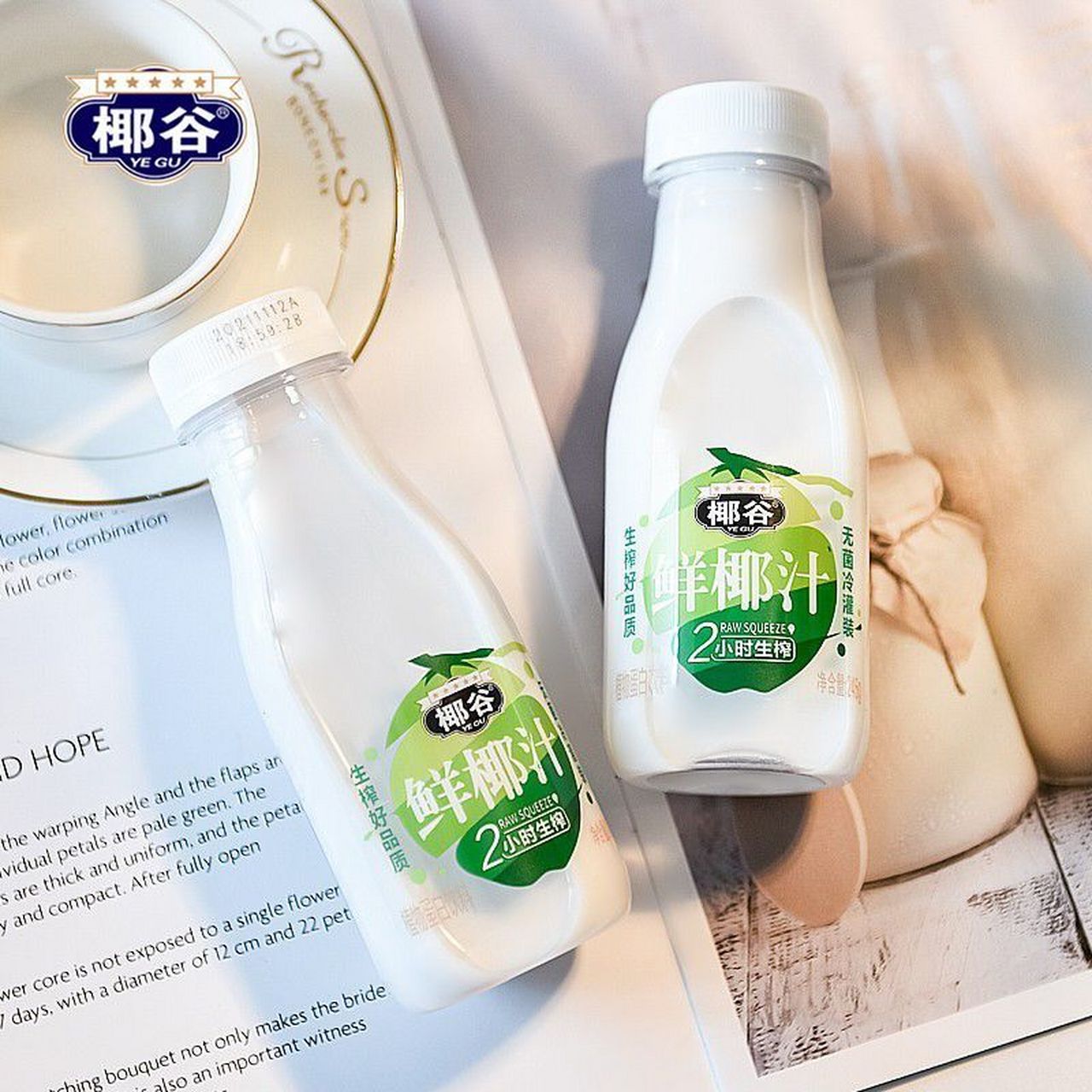 椰谷鲜椰汁2小时生榨椰奶245g*10小瓶装/箱,29.9入!