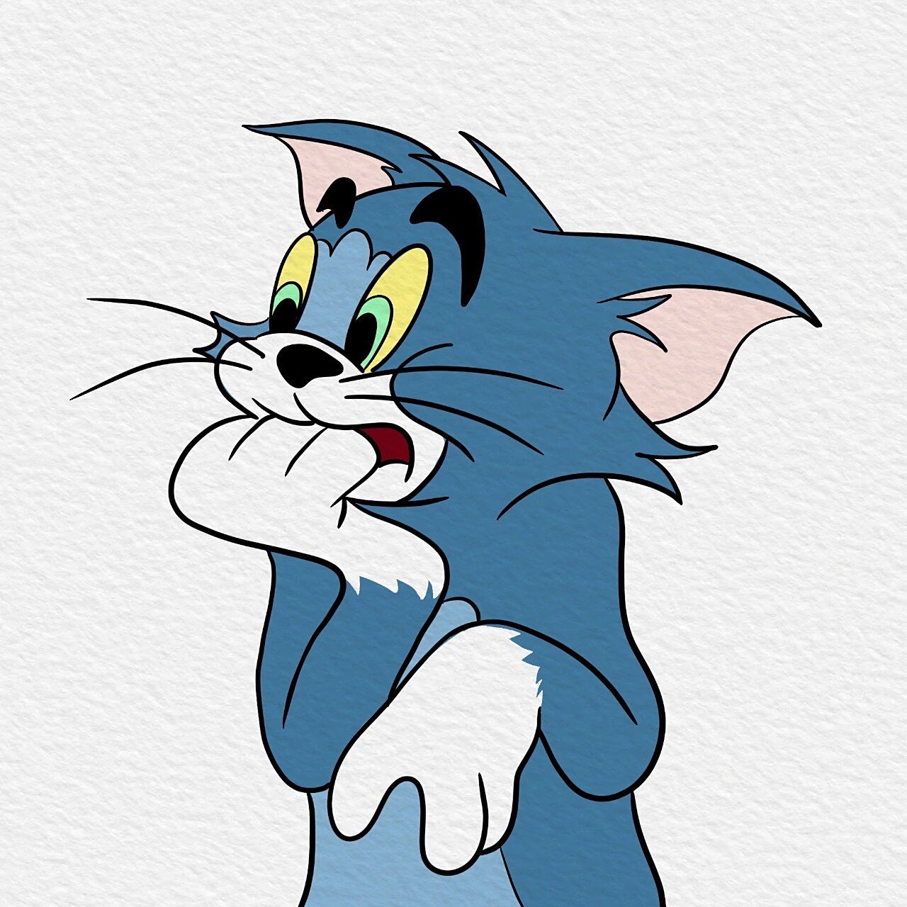 汤姆杰瑞表情包/好怕怕 表情包分享 猫和老鼠