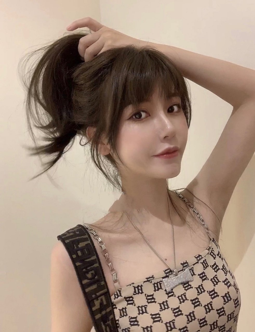 接刘海解决头发问题!