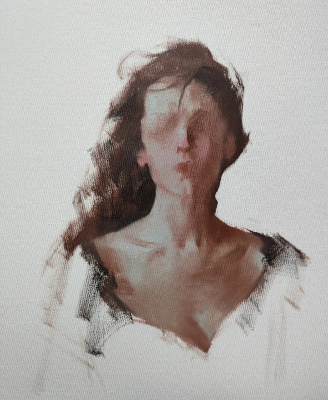 油画肖像全步骤示范