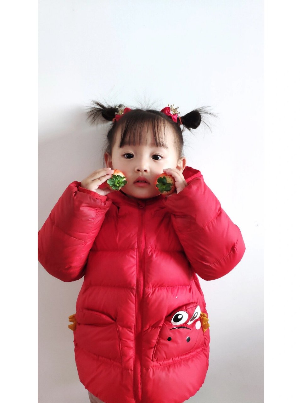 短发2岁宝宝新年发型,非常适合手残党,喜 过年出去给长辈拜年,都想给