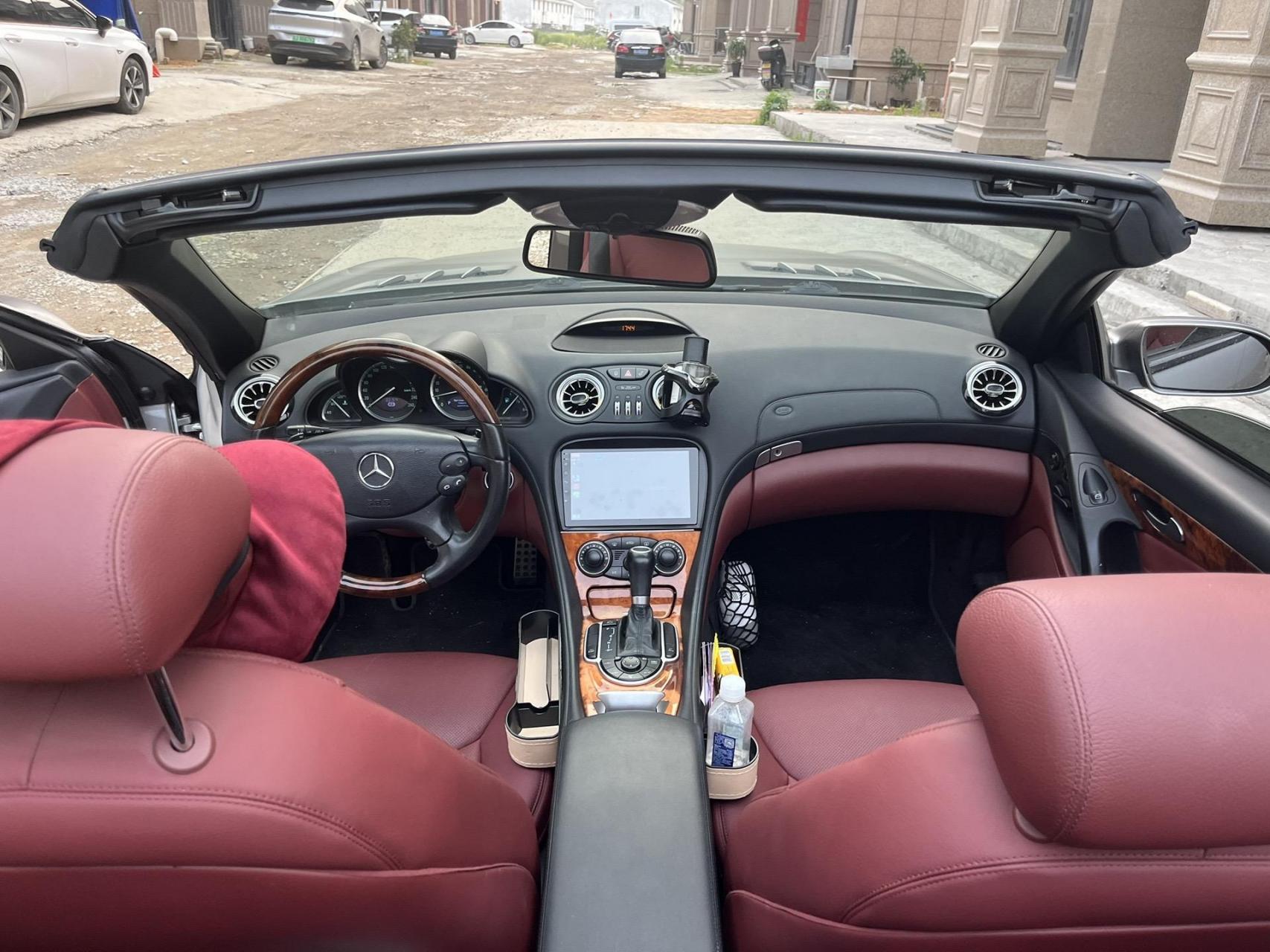 一代经典奔驰sl500敞篷跑车 6万多公里