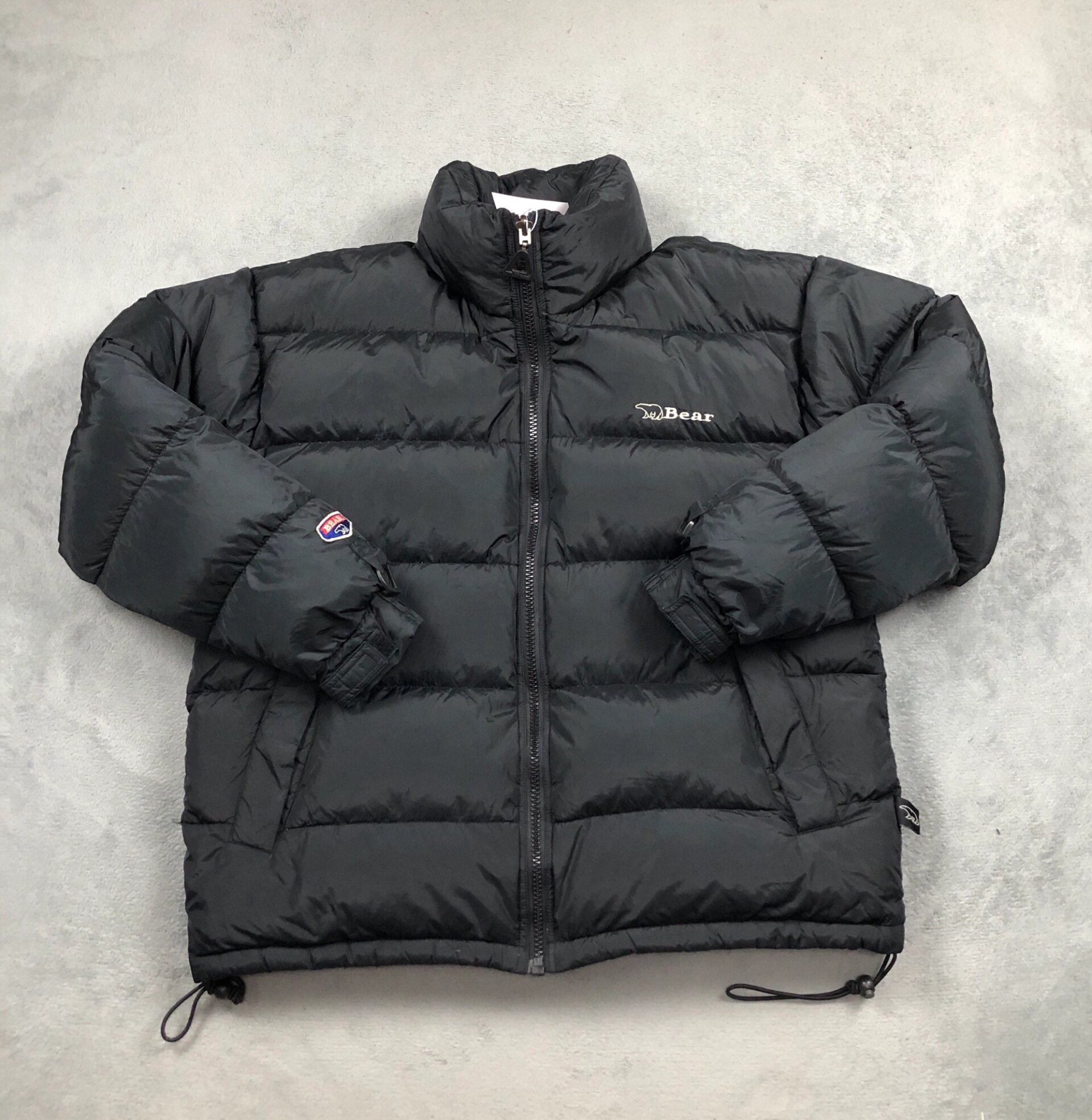 vintage古着美版bear北极熊双穿羽绒服