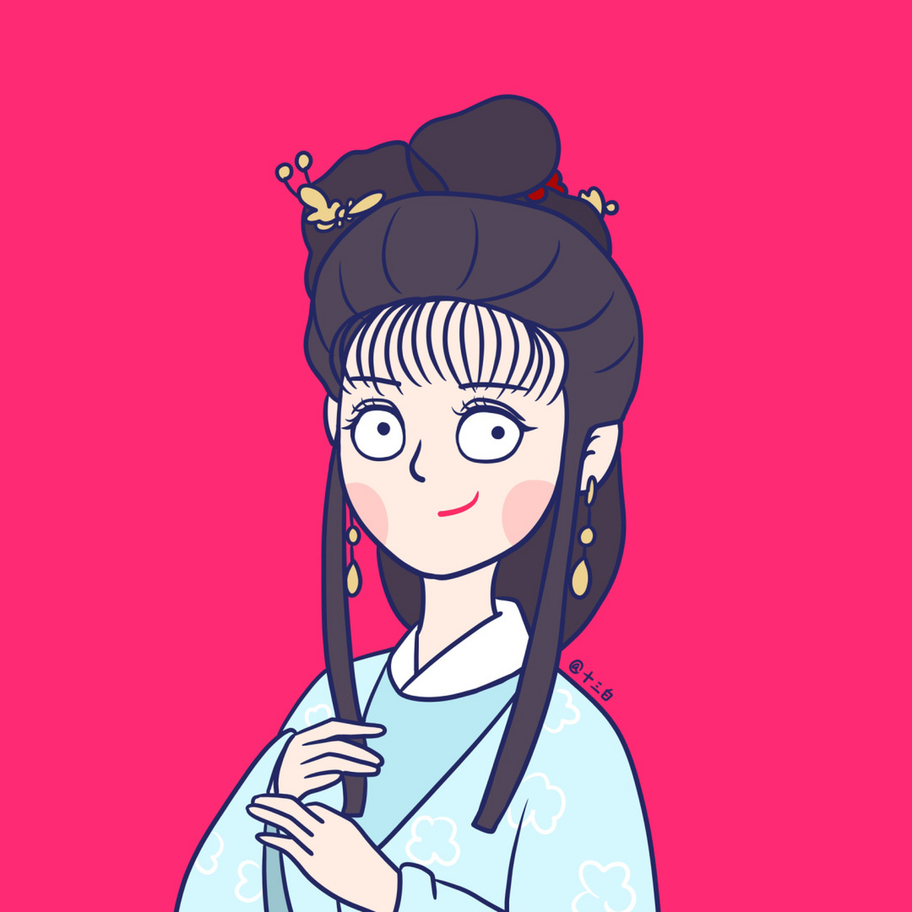 新白娘子传奇角色群像2#十三白插画