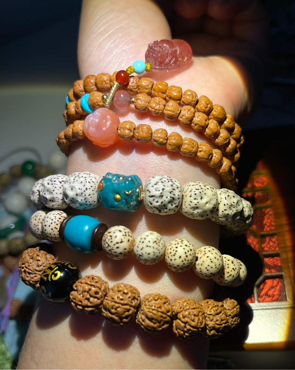 藏式佛手小金刚,我亲眼见证了它每天的变化 藏式佛手小金刚盘玩上色真