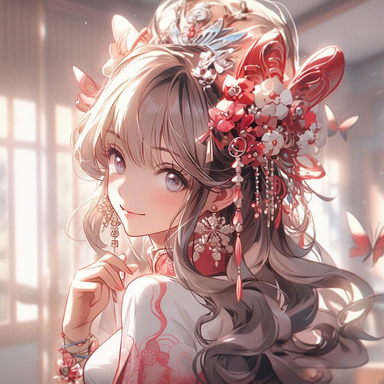 头像系列2丨漂亮的二次元仙女💕 生活如此美好,忧伤总会逃掉,既然