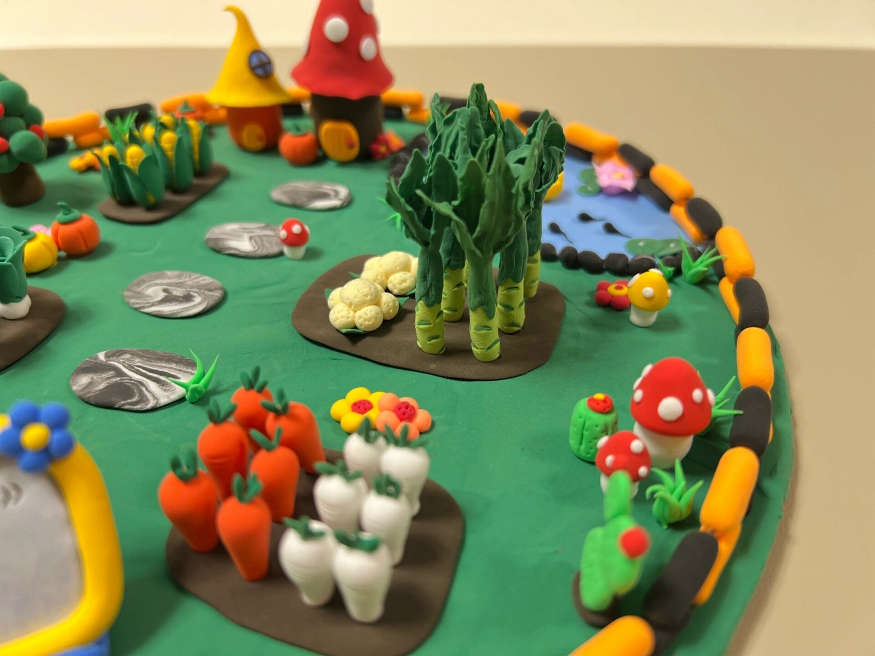 超轻黏土小菜园 历时2天竣工